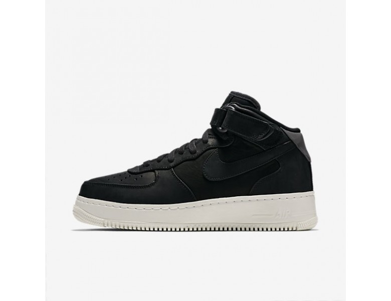 nike air force 1 mid hombre negro